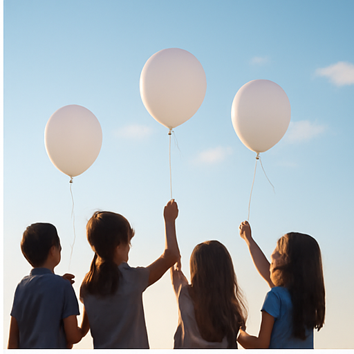 Family Farewell — 3 balloons